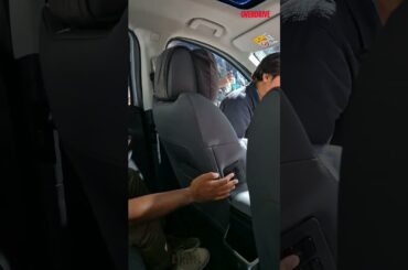 We’re in the backseat of the Tata Harrier.ev #overdrive #TataHarrierEV #HarrierEV