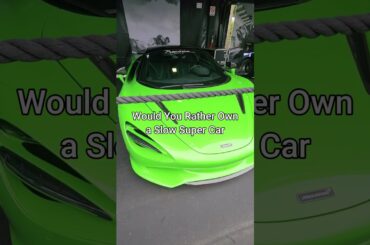 Slow Super Car or Fast Electric Car?