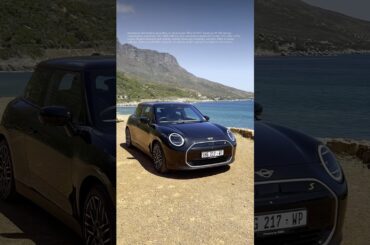 Came for the view, stayed for the MINI Cooper SE 🖤 #youtubeshorts #capetowntravel