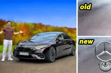 A proper electric S-Class now? New Mercedes EQS update driving REVIEW