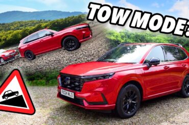 NEW HONDA CR-V PHEV Plug-In Hybrid REVIEW & TOWING TEST! The Ultimate Hybrid SUV?