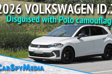 2026 Volkswagen ID.2 Prototype Entry-Level Compact Electric Car Disguised As A Polo Caught Testing