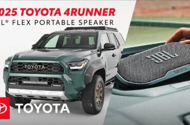 JBL Flex Speaker Overview | Inside the 2025 Toyota 4Runner | Toyota Drive-Off Essentials