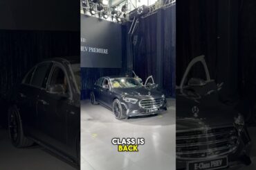 The Mercedes Benz E Class finally makes a Philippine comback, now as a PHEV.