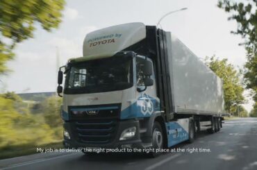 Toyota introduces hydrogen fuel cell truck for logistics
