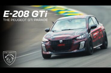 New Peugeot E-208 GTi | The Peugeot GTi Parade