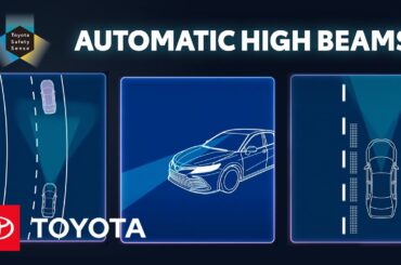 How to Turn On the Automatic High Beams | Toyota Safety Sense 3.0 Guide | Toyota