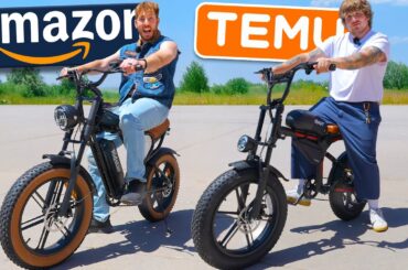 Amazon VS Temu Electric Bikes Challenge!