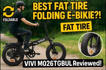 Best fat tire folding electric bike |  VIVI M026TGBUL Electric Bike Softail Folding Electric