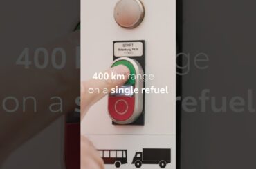 Fuel cell truck | 40 tonnes. One refuel. 400 km. #Hydrogen #ZeroEmissions #SustainableLogistics