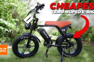 I Bought The CHEAPEST Moped E-Bike On TEMU | OUXI V8 Unboxing And Review