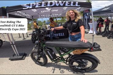 Test Riding The Speedwell GT E Bike At Electrify Expo 2025