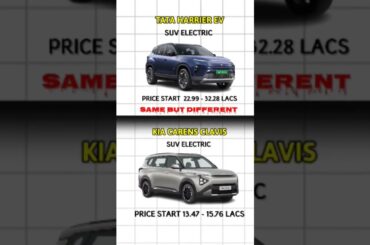 TATA HARRIER EV  | KIA CARENS CLAVIS body type and price #electriccar #tataelectric #kia
