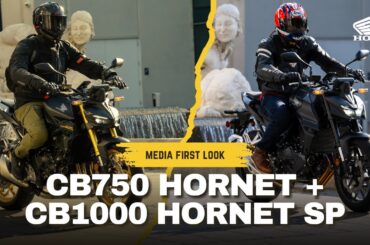 Meet Honda's ALL-NEW 2025 CB750 Hornet + CB1000 Hornet SP | Media First Look 👀