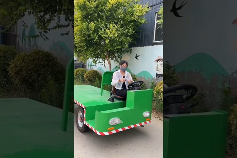 #Electric four-wheel flatbed truck#Electric vehicle for storage