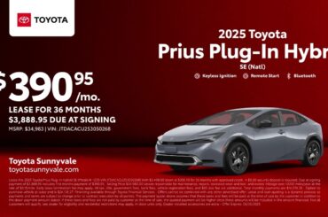Toyota Prius Plug-In Hybrid 06/29/2025 5735692