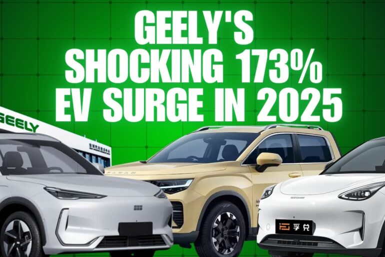 Geely's Electric Car Sales Grew By A Staggering 173% in 2025