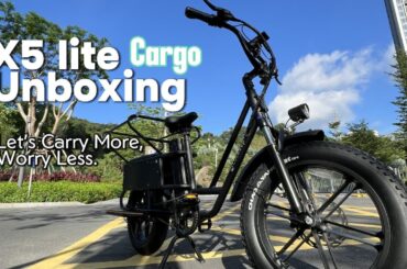 Luckeep X5 Lite Cargo ebike Unboxing