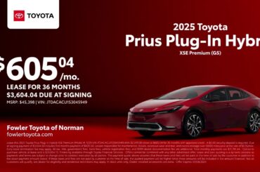 Toyota Prius Plug-In Hybrid 07/01/2025 5749820