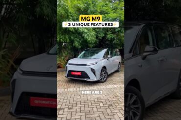 3 UNIQUE FEATURES of MG M9 electric MPV!