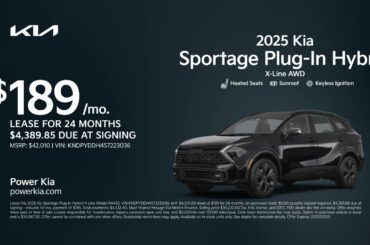 Kia Sportage Plug-In Hybrid 07/01/2025 5745828