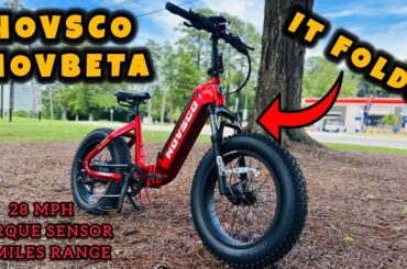 HOVSCO HovBETA FOLDABLE E-BIKE REVIEW! TORQUE SENSOR | TEST RIDE | HILL TEST