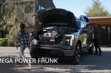 The 2025 Ford F-150® Lightning® Platinum® Truck | Pack It Up and Go