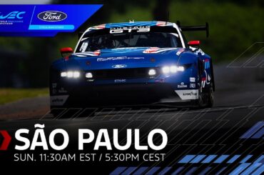 Ford Mustang GT3 Onboard Cam | 2025 FIA WEC 6 Hours of São Paulo | Ford Performance
