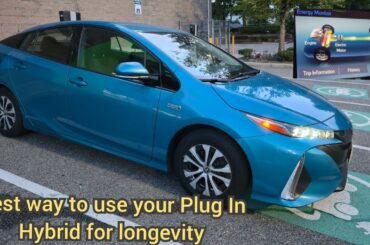 How to use your Plug in Hybrid ( Toyota Prius Prime ) EV mode VS Hybrid Mode.