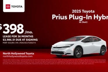 Toyota Prius Plug-In Hybrid 07/08/2025 5780164