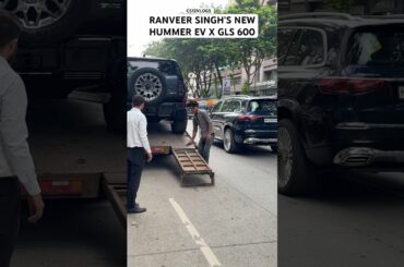 BOLLYWOOD ACTOR RANVEER SINGH’S NEW HUMMER EV X MERCEDES GLS600 MAYBACH ENTRY #SHORTS#INDIA#car#suv