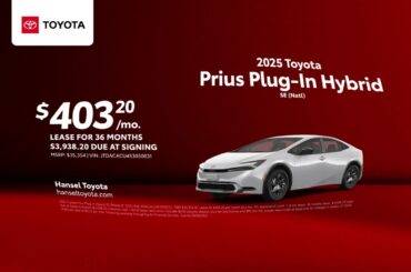 Toyota Prius Plug-In Hybrid 07/14/2025 5815101