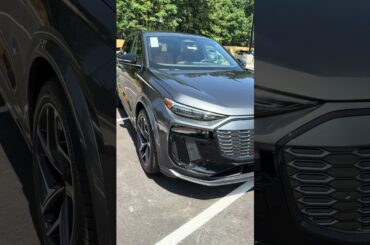 Hands on with the Audi SQ6 e-tron #electricvehicle #electriccar #audi
