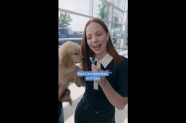 Explore Ford vehicles from a puppy’s perspective. #FordFeatures #PetFriendly #SUV