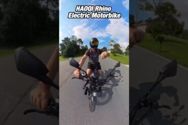 HAOQI Rhino electric motorcycle is not only rideable, but also shows personality. #haoqiebike