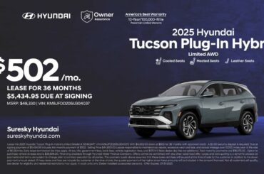 Hyundai Tucson Plug-In Hybrid 07/09/2025 5788441