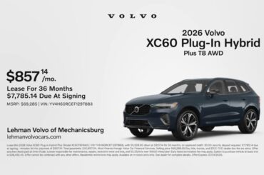 Volvo XC60 Plug-In Hybrid 07/03/2025 5760657