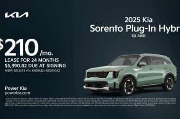 Kia Sorento Plug-In Hybrid 07/01/2025 5745830