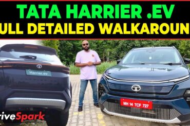 Tata Harrier EV Full Walkaround | Features, Price & Launch Details!