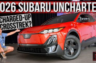 The 2026 Subaru Uncharted Is A Quirky Performance Minded Crosstrek Sized SUV