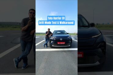 Drift mode on Tata Harrier EV and 0-100kmph tested! Quick walkaround - everything you need to know