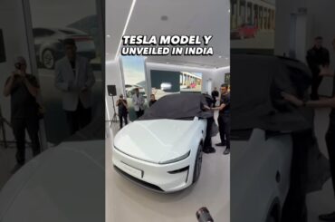 The Tesla Model Y is finally here, officially. #PowerDrift #PDArmy #Tesla #TeslaIndia #ModelY