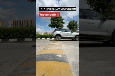Tata Harrier.EV Suspension too smooth #mohitvihem #shorts #tata #tataharrierev