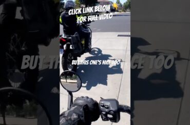 Trying the Can-Am Pulse Electric Motorcycle #canam #demoday #shorts