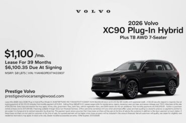 Volvo XC90 Plug-In Hybrid 07/22/2025 5852691