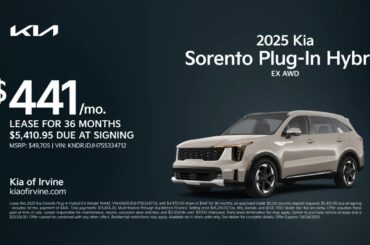 Kia Sorento Plug-In Hybrid 07/11/2025 5799721