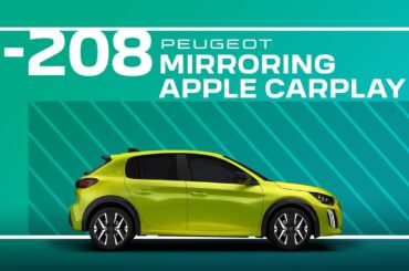 Peugeot 208 Tutorial | Mirroring Apple CarPlay™