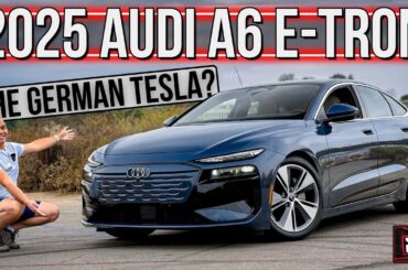 The 2025 Audi A6 e-tron Is A German Tesla Sportback With Impressive Range & Technology