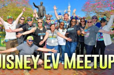 Electric Cars & Disneyland! Cars & Coffee at Rove, Toy Story level 2 charging, & an EV Disney Day!