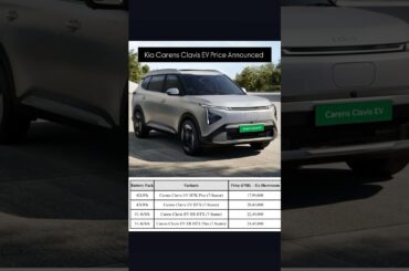 Kia carens clavis ev | best electric car for family | family electric car